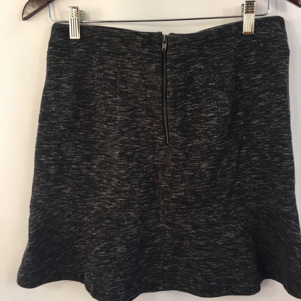 Ann Taylor Loft Peplum Skirt M Mini Marl Heather - Picture 4 of 5